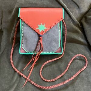 Red and Gray Women's Bag